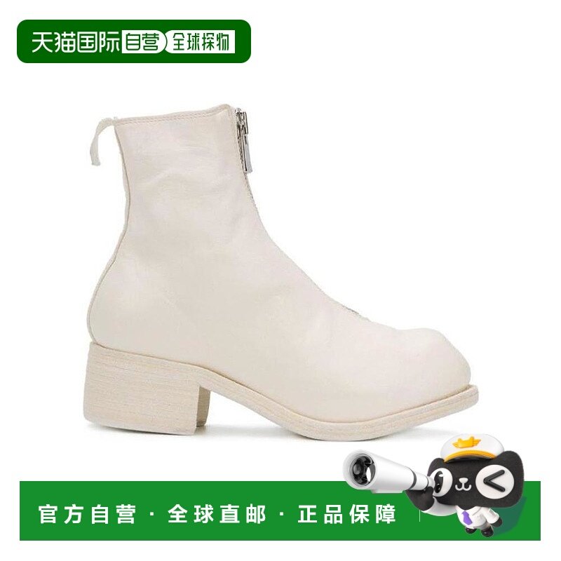 香港直邮Guidi PL1前拉链及踝靴子 PL1CO00T