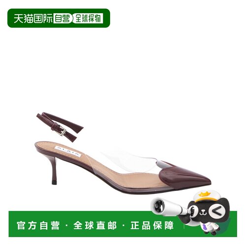 香港直邮Alaia Le Coeur 高跟单鞋小猫跟细高跟凉鞋 AA3E057CK150