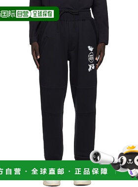 1h可退 香港直邮Y-3 男士 黑色 Cuffed 运动裤 JX7267 black黑色