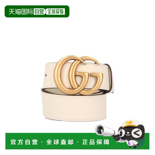 自营Gucci 徽标真皮腰带 400593AP00T