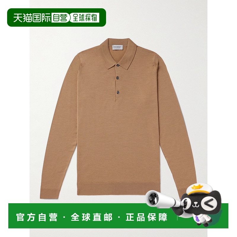 1h可退 香港直邮John Smedley 男士 Belper 修身美利奴羊毛Polo衫