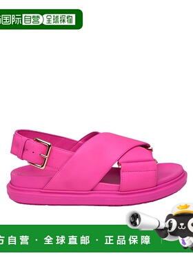 香港直邮Marni 徽标平底凉鞋 FBMS015701P3614