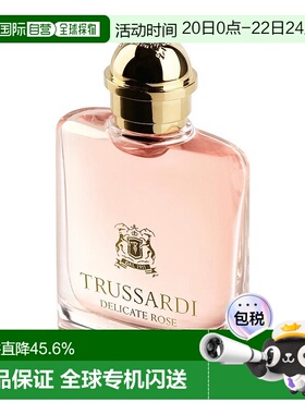 欧洲直邮Trussardi杜鲁萨迪女士淡香水100ml雅逸玫瑰花香味清香正