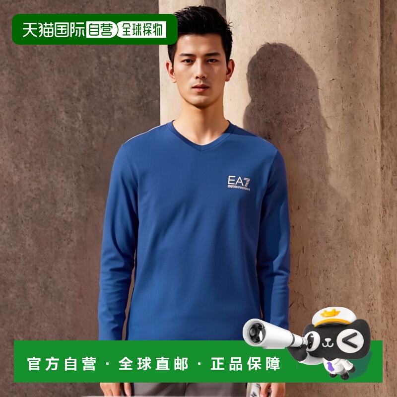 香港直邮EA7 Emporio Armani 圆领logoT恤 2732174A209阿玛尼长袖