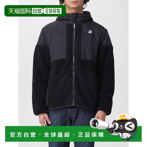欧洲直邮K-WAY 男士夹克 K5122SWUSY AW2025 黑色【付后1h可退】