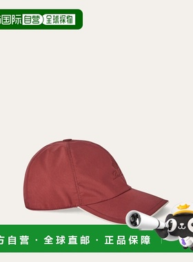 自营欧洲直邮Loro Piana 男士棕红色细纤维帽子