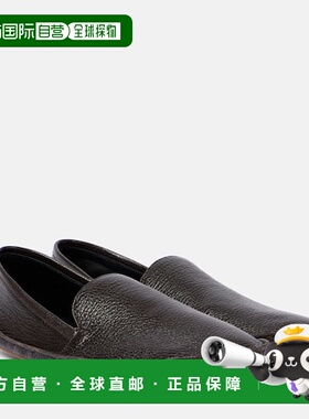 1h可退 香港直邮The Row 女士 Vasko 皮质乐福鞋 brown棕色 舒适