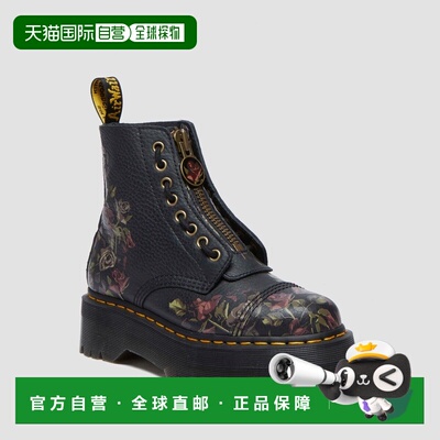 自营欧洲直邮DrMartens马丁大夫 Sinclair Decayed Roses Tumbled
