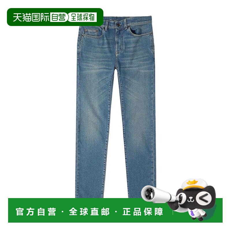 香港直邮Saint Laurent 棉质修身低腰牛仔裤 572884A507