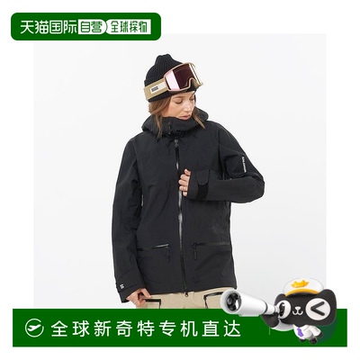 欧洲直邮Salomon萨洛蒙 ABSOLUTE 3L系列女士深黑色聚酰胺夹克