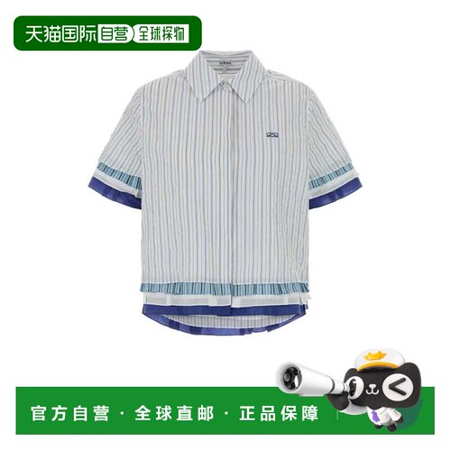 香港直邮LOEWE 女士衬衫 S540Y05XCWWHITEMULTICO【付后1h可退】