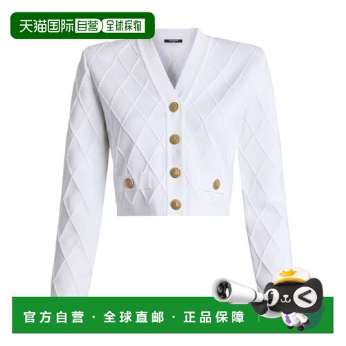 Balmain 长袖开衫 HF1KL007KK20通勤 【付后1h可退】