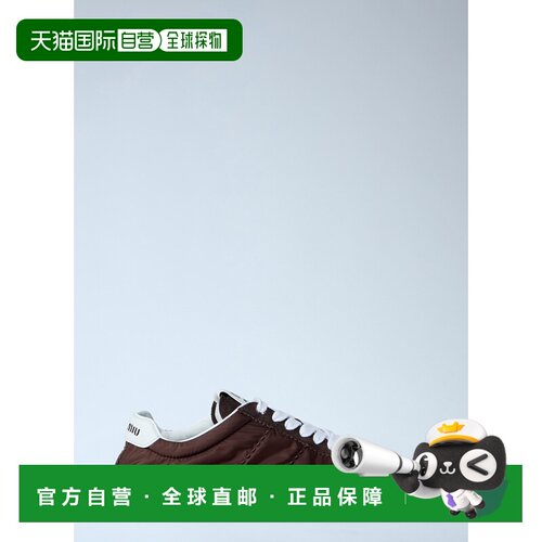 1h可退 香港直邮Miu Miu 缪缪 女士 徽标拼接运动鞋 5E114ED7CF00