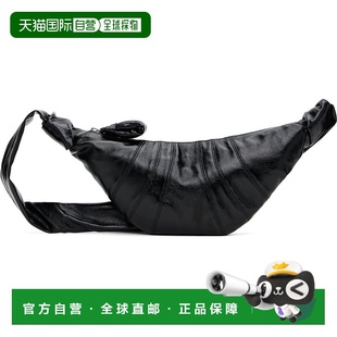 香港直邮Lemaire 单肩包 男士 Croissant BG0003 黑色小号 1h可退