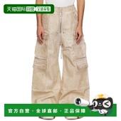 裤 1h可退 DU01E3398 Drkshdw 松紧腰牛仔工装 香港直邮Rick Owens