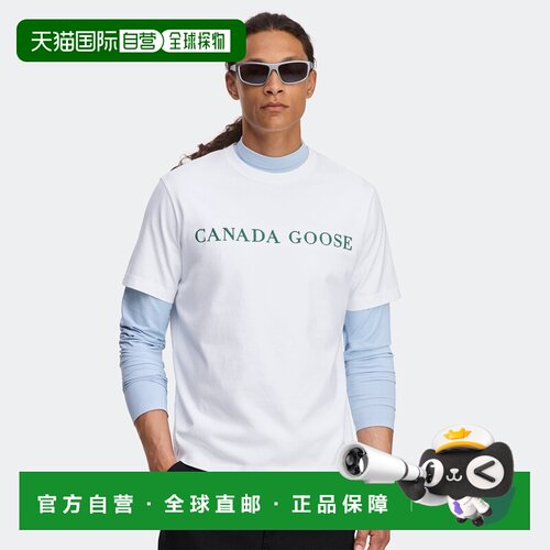 欧洲直邮自营Canada Goose加拿大鹅 Vantage男士棉质刺绣短袖T恤