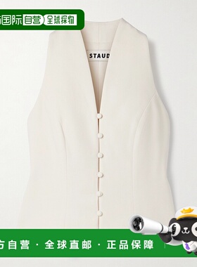 香港直邮Staud 女士 Stella 绉纱背心 R25F1002TCECR