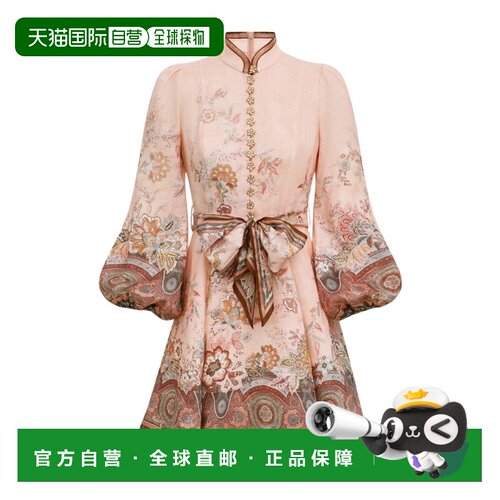 1h可退 Zimmermann 纽扣迷你连衣裙 9142DS262