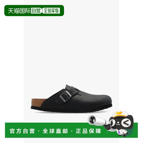 1h可退 自营｜BIRKENSTOCK 女士拖鞋594630BLACK半拖鞋