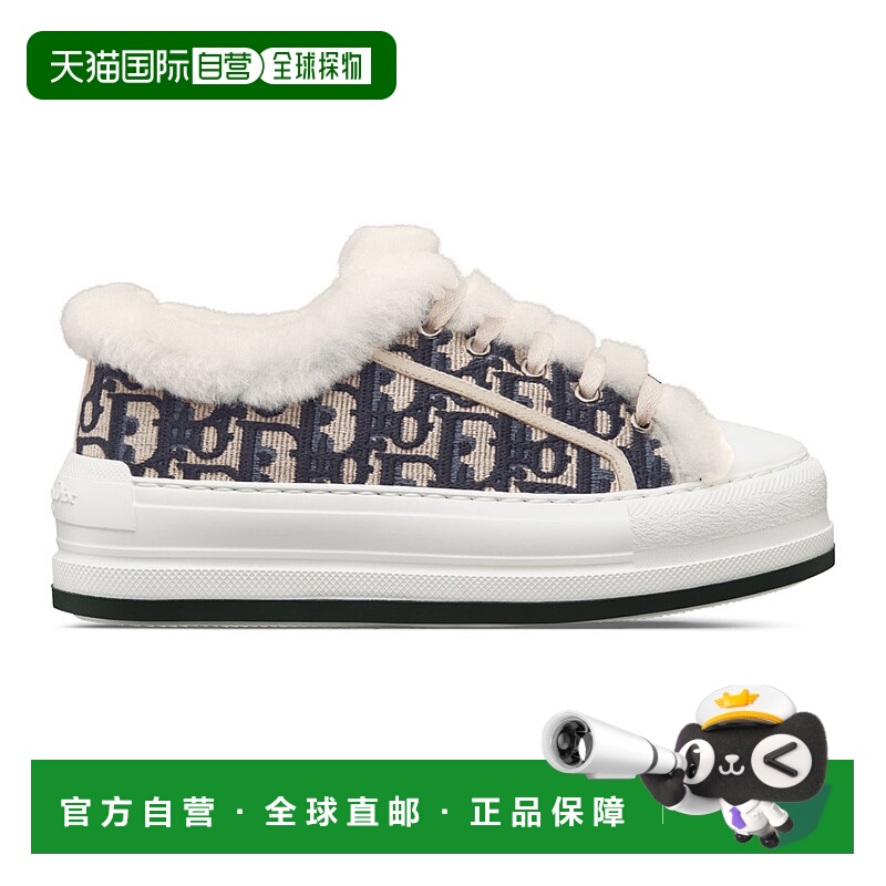1h可退 香港直邮DIOR 迪奥 女士 워크앤디올 스니커즈 运动鞋 2DG98BLUS