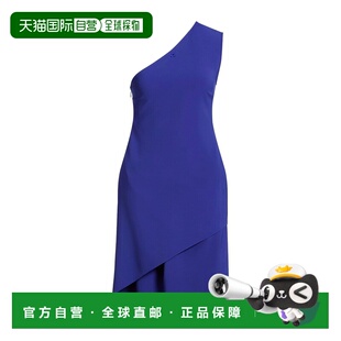 舒适时尚 香港直邮Courreges blue蓝色 中长连衣裙 女士