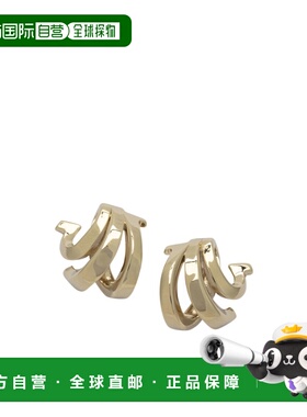 1h可退 香港直邮Salvatore Ferragamo Triplo Gancini 耳环 07881