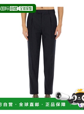 香港直邮Zegna 腰带环休闲裤 915F06A977PM12直筒裤