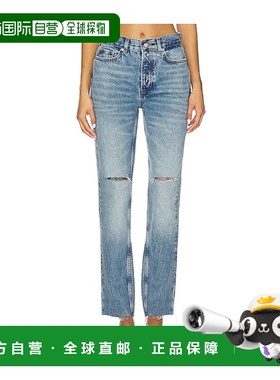 香港直邮ANINE BING 女士 Bruno 直筒裤 A0611254牛仔裤