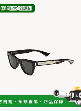 自营欧洲直邮YSL圣罗兰 SL 789男士深哈瓦那色/水晶色/银色醋酸纤