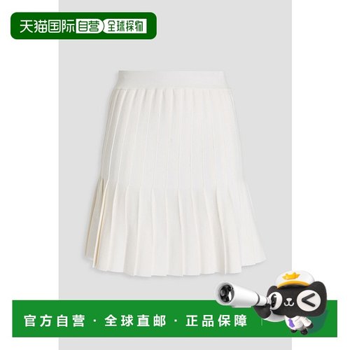 1h可退 香港直邮Sandro 女士 褶裥弹性针织迷你半身裙 SFPJU01032