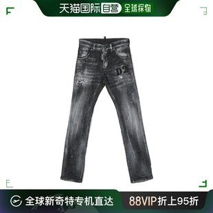 仿旧效果牛仔裤 香港直邮Dsquared2 男童 童装 二次方 DQ0236D0A2H