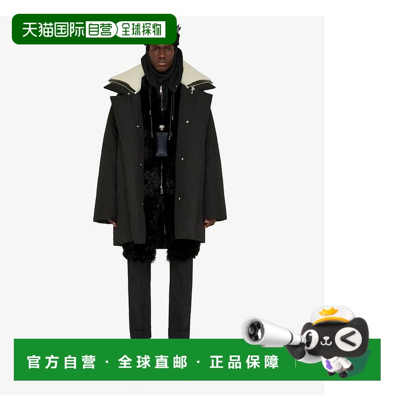 香港直邮Givenchy 黑色翻领羽绒服 BM00TC13VC高端流行 休闲时尚