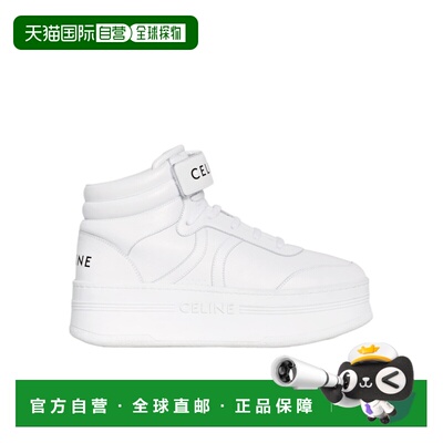 1h可退 香港直邮Celine MID BLOCK 魔术贴坡跟高帮运动鞋 3521633