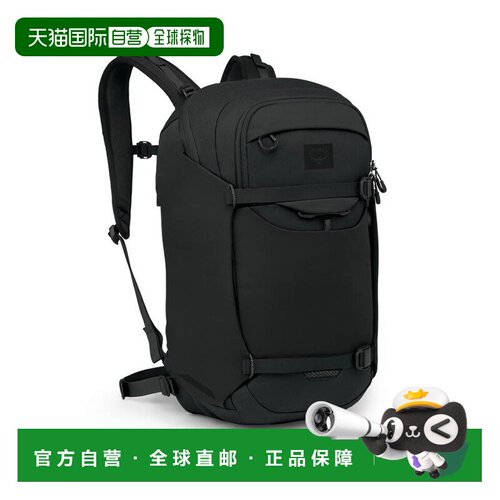 自营欧洲直邮Osprey小鹰 Metron 24 Pack男女通用黑色尼龙背包新