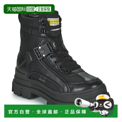 欧洲直邮Buffalo ASPHA COM1 女鞋 靴子 1622077-BLACK