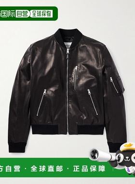 香港直邮Givenchy 纪梵希 男士 紀梵希皮革飛行員夾克 BM01DB6Y3V