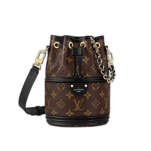 自营1h可退 欧洲直邮LV 路易威登24新款 女士棕色老花帆布水桶造