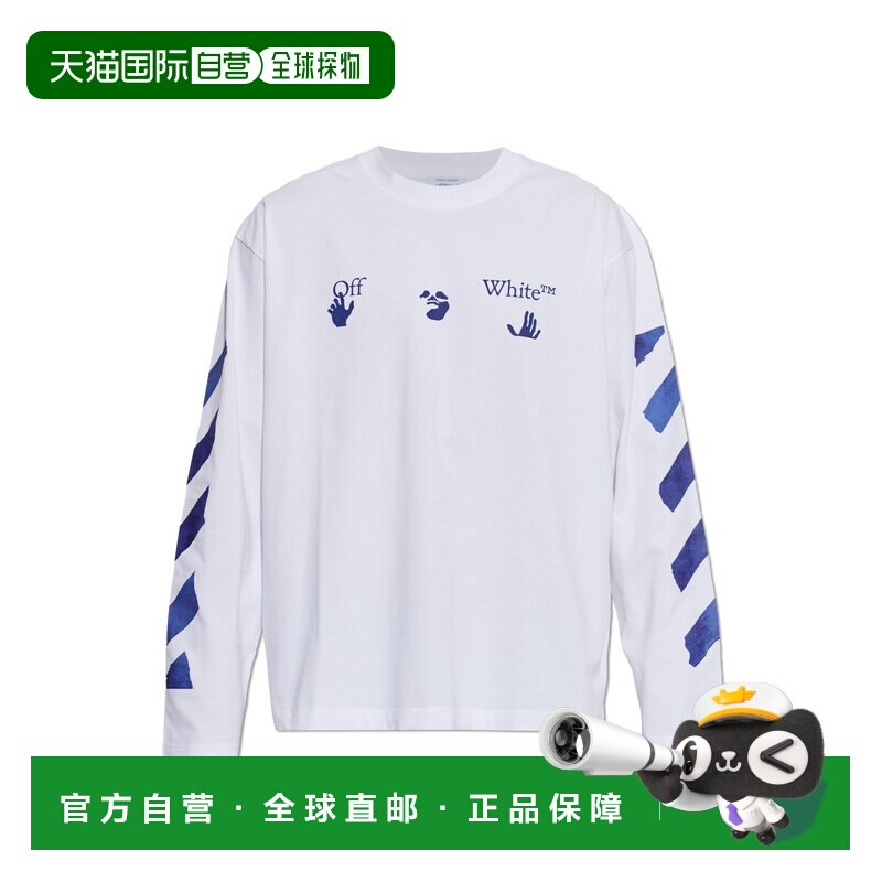 香港直邮OFF-WHITE 男士T恤 44MAB09CF26J007100 AW2026 - 实物图