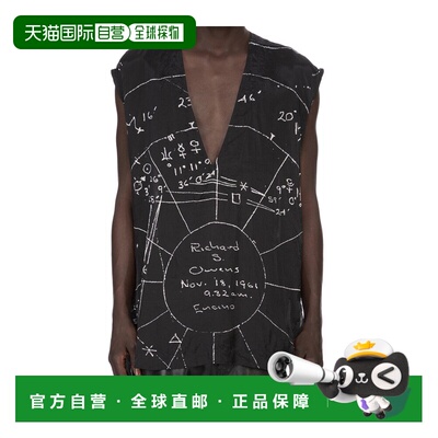 1h可退 香港直邮Rick Owens 无袖背心 RR01F2121KP1