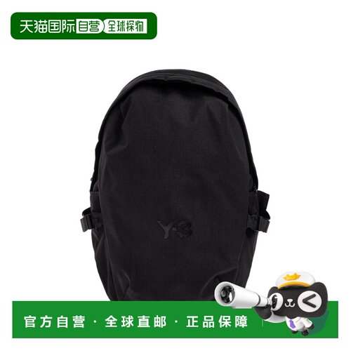 香港直邮Y-3 女士双肩包 JW62150BLACK CO 黑色 Backpack with lo