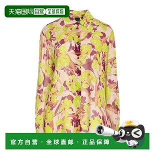 Blouses 女士 花朵衬衫 beige米色 香港直邮Pinko 舒适时尚 品高