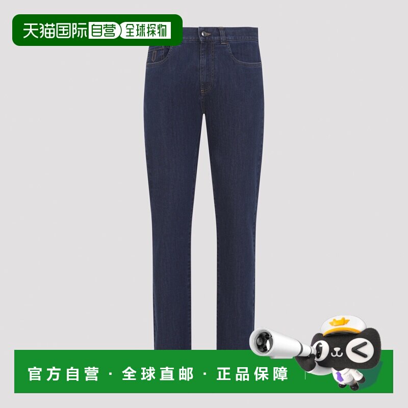 香港直邮Canali 康钠丽 男士 5口袋牛仔裤 91719P【付后1h可退】