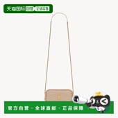 自营欧洲直邮YSL圣罗兰 LOU系列女士深米色小牛皮拉链开合相机单