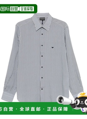 香港直邮Emporio Armani 细条纹衬衫男装 阿玛尼EM001537AF14214