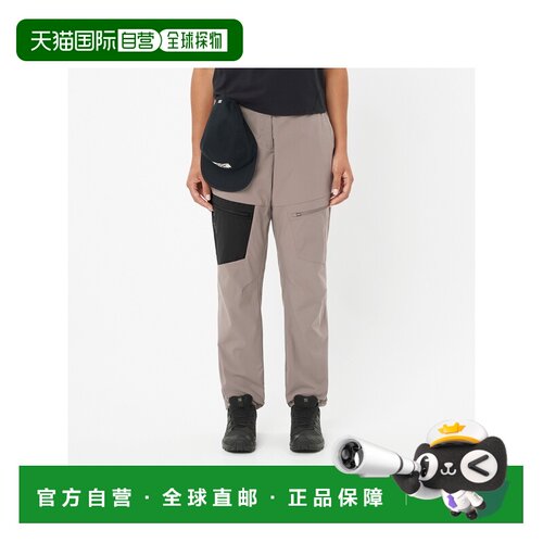 自营欧洲直邮Salomon萨洛蒙 OUTERPATH女士灰咖色聚酯纤维实用长