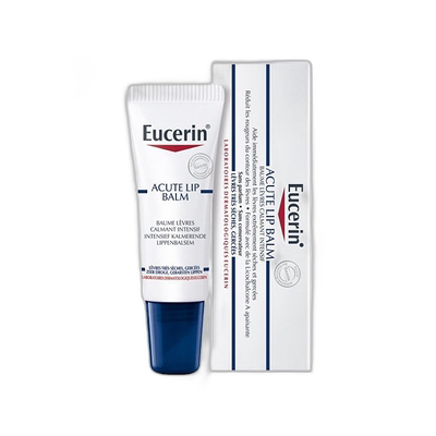 欧洲直邮Eucerin优色林滋润唇膏 10ml 保湿修护护理正品淡化
