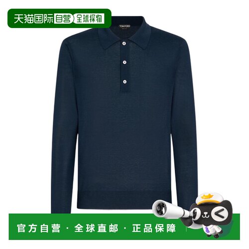 Tom Ford 长袖针织Polo衫 KPL062 YMS141