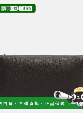 1h可退 香港直邮The Row 女士 方形紧密皮革手包 grey灰色 舒适时