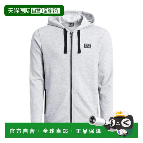 香港直邮EA7 Emporio Armani 徽标连帽休闲外套 3HPM15PJF3Z3904