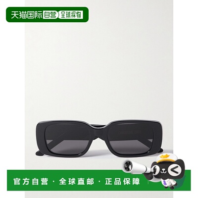 1h可退 香港直邮DIOR 迪奥 女士 徽标太阳镜 CD40032U1 black黑色